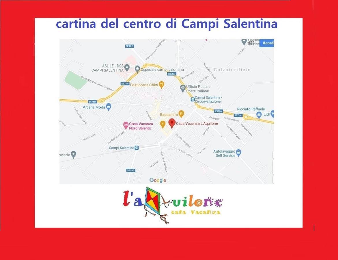 Casa Vacanza L'Aquilone Campi Salentina Kültér fotó